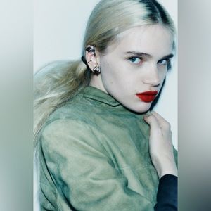 ZARA NEW WOMAN SS23 ANTHRACITE GREY PIERCINGS MULTIPACK - NWT